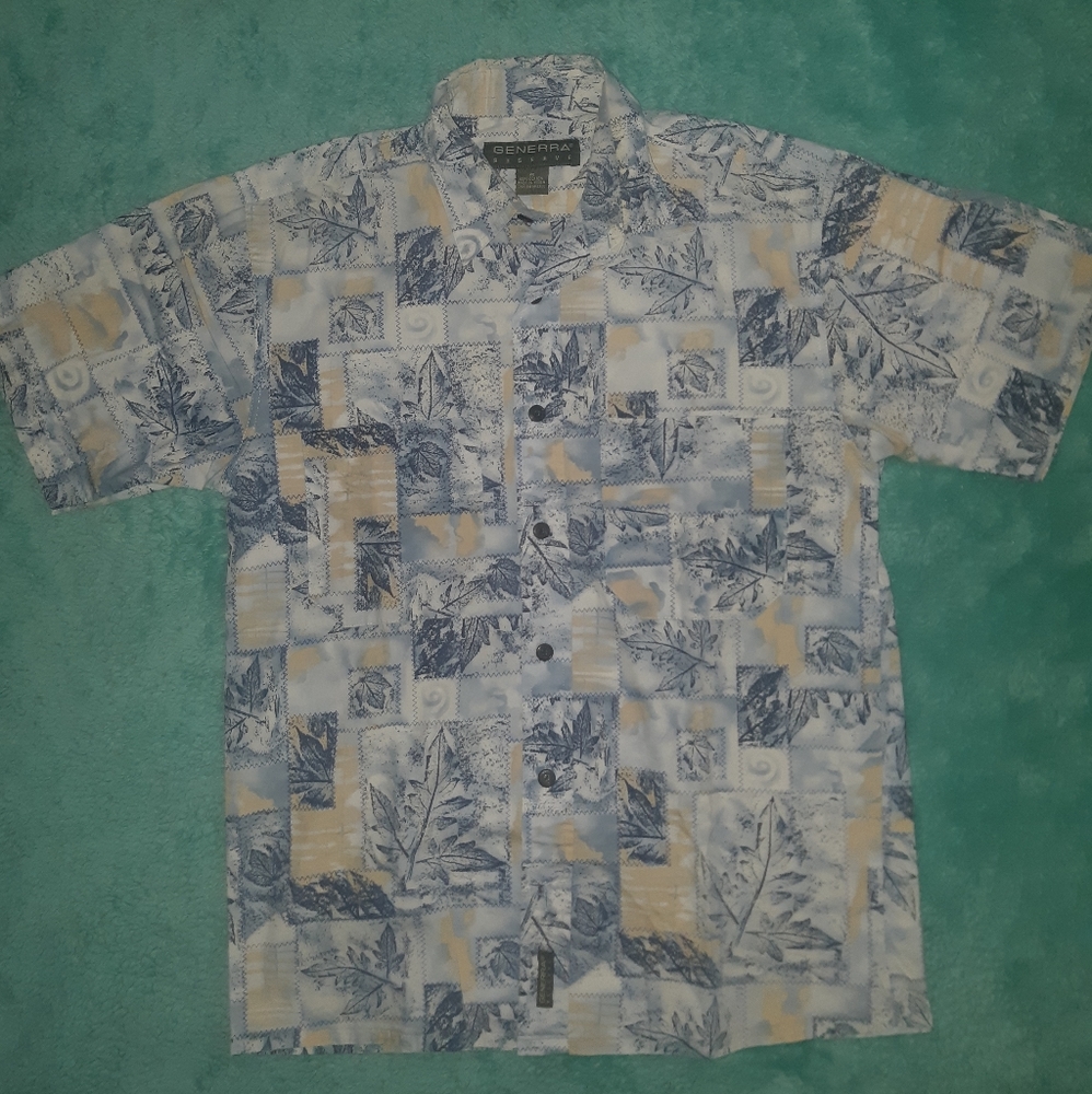 Generra Reserve flower print button up shirt